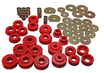 E12-34138R Body Mount Bushings - Red