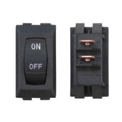12V On & Off Interior Light Switch - Black