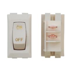 Valterra  12V Interior Light On & Off Switch - Ivory