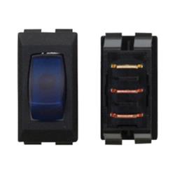 Valterra V46-A136C 12V Illuminated Light On & Off Switch - Black & Blue