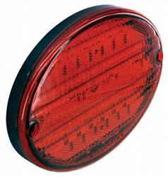 Valterra 8" Oval 52 Diode LED Light in Red | Camping World
