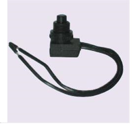 Open to On Push Button Switch - Black