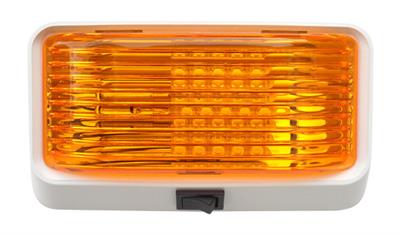 LED Porch Light with On & Off Switch - Amber