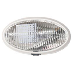 LED Oval Porch Light with On & Off Switch - White