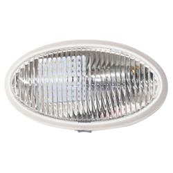 Valterra LED RV Oval Porch Light without Switch in White | Camping World