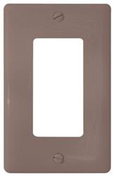 Square Switch Plate Cover - Brown