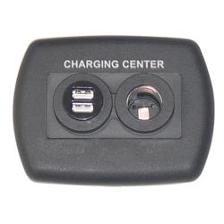 Valterra  Power Port Socket with Wall Plate - Black