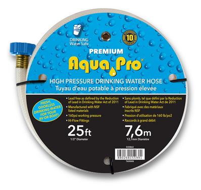 W20866 0.62 in. Supreme Drinking Water Hose, White