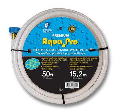W20867; Fresh Water Hose; Not Heated; 5/8 Inch Diam; 50 Foot Length
