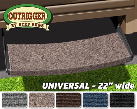 20391 Outrigger Universal RV Step Rug, Walnut Brown