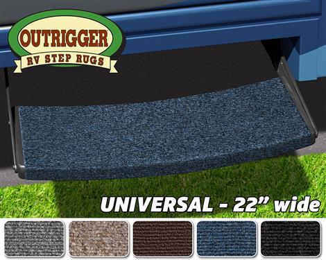 20392 Outrigger Universal RV Step Rug, Atlantic Blue