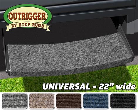 20393 Outrigger Universal RV Step Rug, Grey