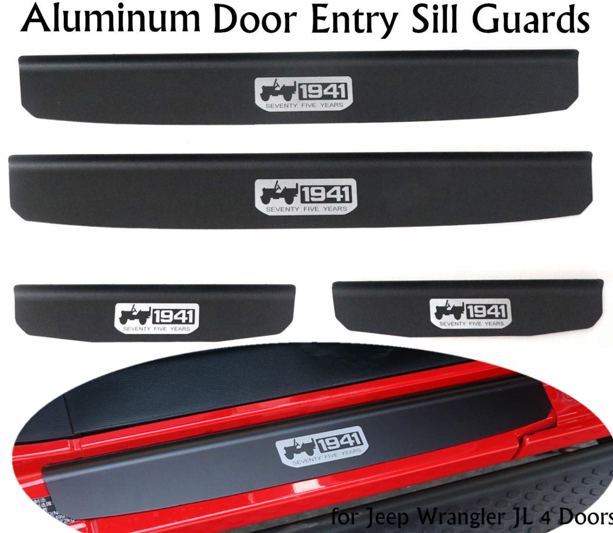 73711010MR Top Sills Door Protector for Promaster, Polished Aluminum