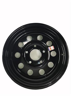 20438 15 x 5 in. Mod 5H-5.0 Trailer & Wheel, Black