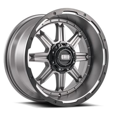 129645A356 20 x 9 in. GD10 Wheel Matte Anthracite with Black Lip
