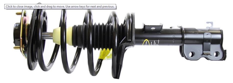 M45-172240 Strut Strut & Coil Spring Assembly for 2004-2008 Nissan Maxima, Black