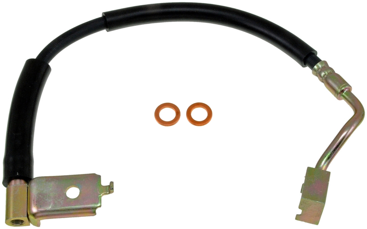 D18-H381134 OE Replacement Brake Hose for 1998-2011 Ford Ranger, Black