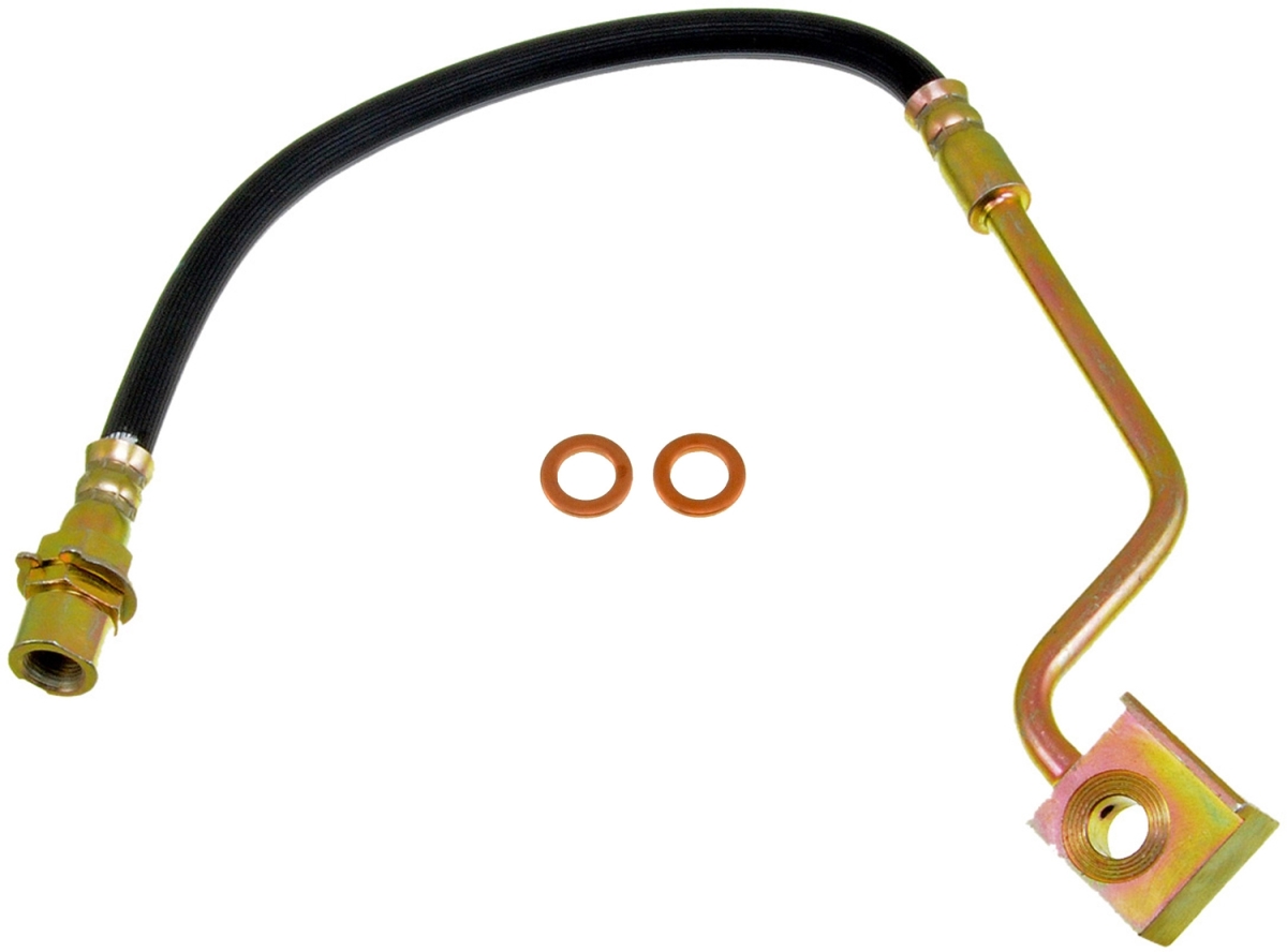 D18-H38819 OE Replacement Brake Hose for 1987-1993 Ford Mustang, Black