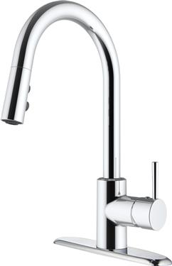 American Brass Empire RV Metal Single-Lever Kitchen Faucet with Pull-Down Sprayer | Camping World