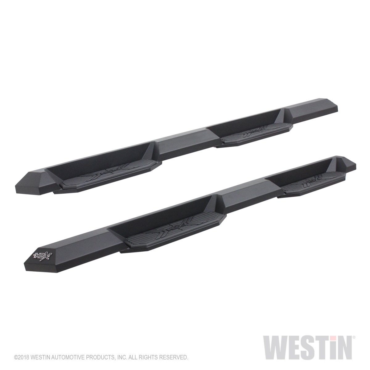 W16-5624075 HDX Xtreme Wheel-to-Wheel Black Running Boards for 2019-2019 Jeep Wrangler