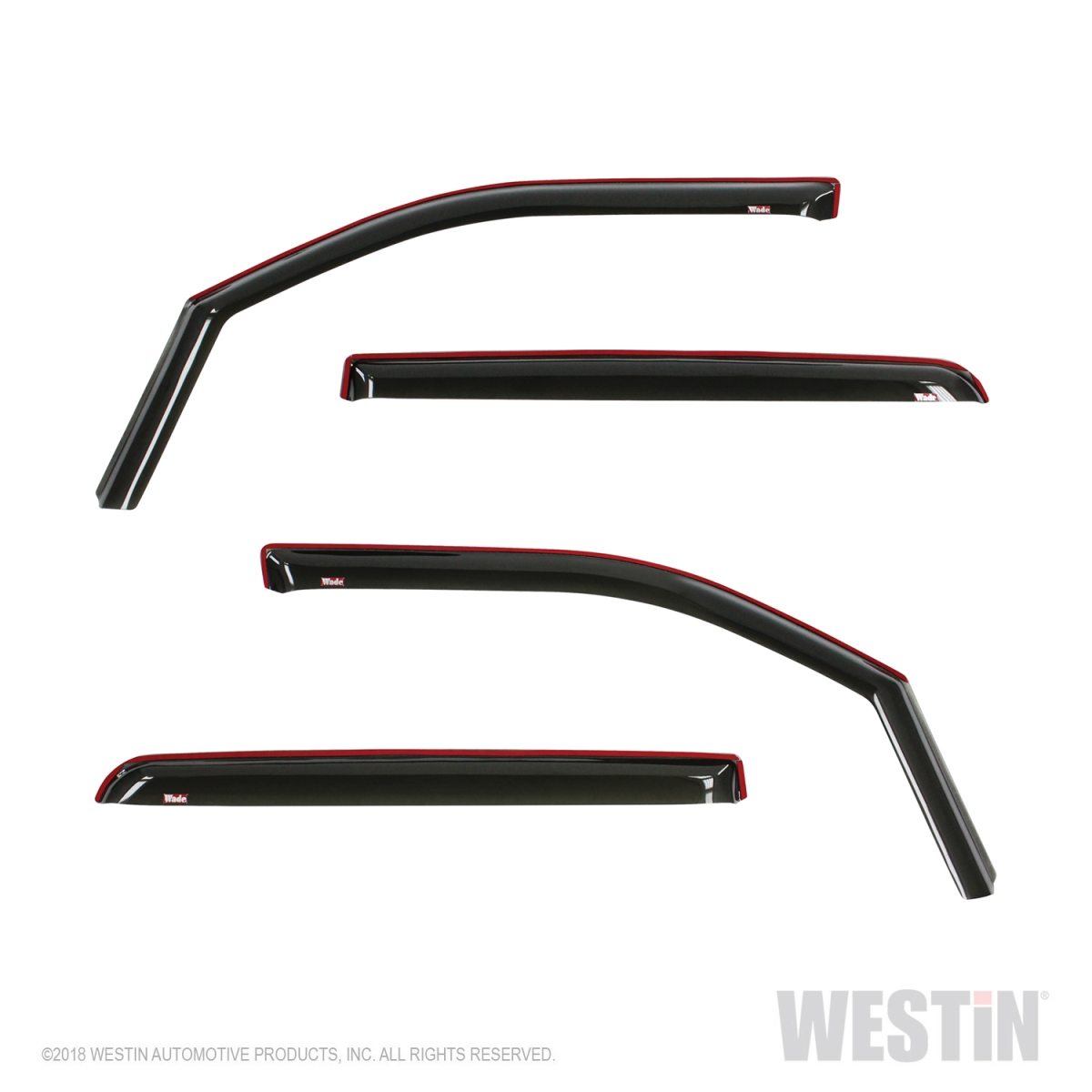 Channel Smoke Front & Rear Window Deflectors for 2019-2019 Ram 1500- New Model
