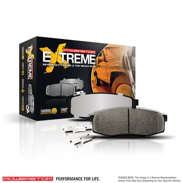 Power Stop Z361691 Z36 Extreme Truck & Tow Carbon-Fiber Ceramic Rear Brake Pads