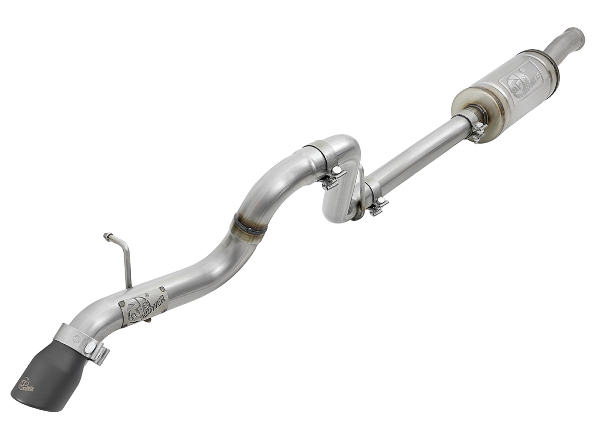 Picture of AFE A15-4948075B Mach Force-Xp Cat-Back Exhaust System Fits for 2019-2019 Jeep Wrangler