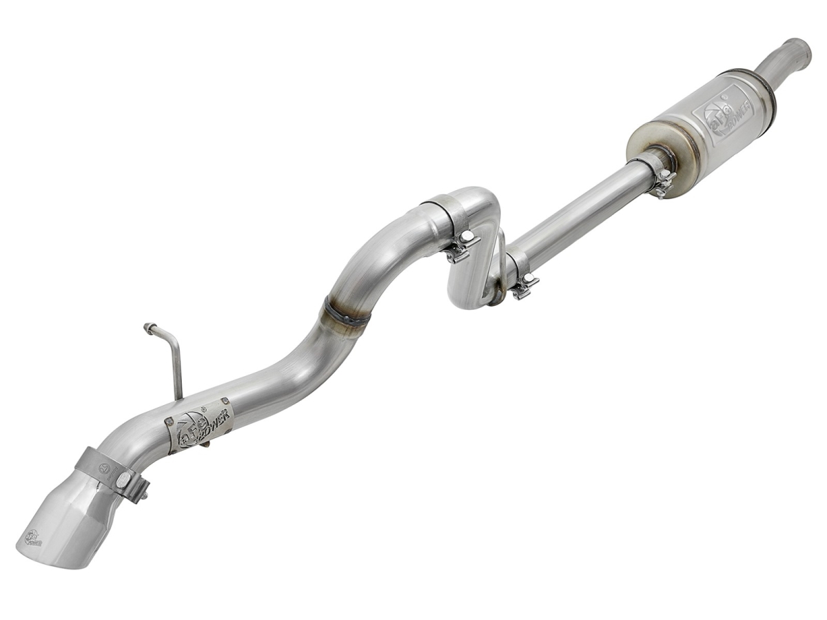 Picture of AFE A15-4948075P Mach Force-Xp Cat-Back Exhaust System Fits for 2019-2019 Jeep Wrangler