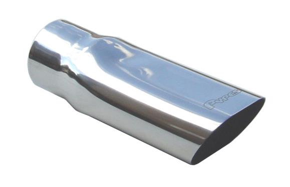 Pypes Exhaust EVT56 3 ft. 304 Stainless Steel Chevele Style Rectangular Slip-Fit Polished Exhaust Tips for 1969-1972 Chevrolet Chevelle