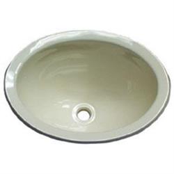 16156PWA 10 x 13 in. ABS Oval Lavatory Sink, White