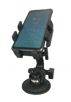 Havis PKGWIN101 Standard Universal Rugged Phone Cradle & Industrial Strength Suction Cup Mount