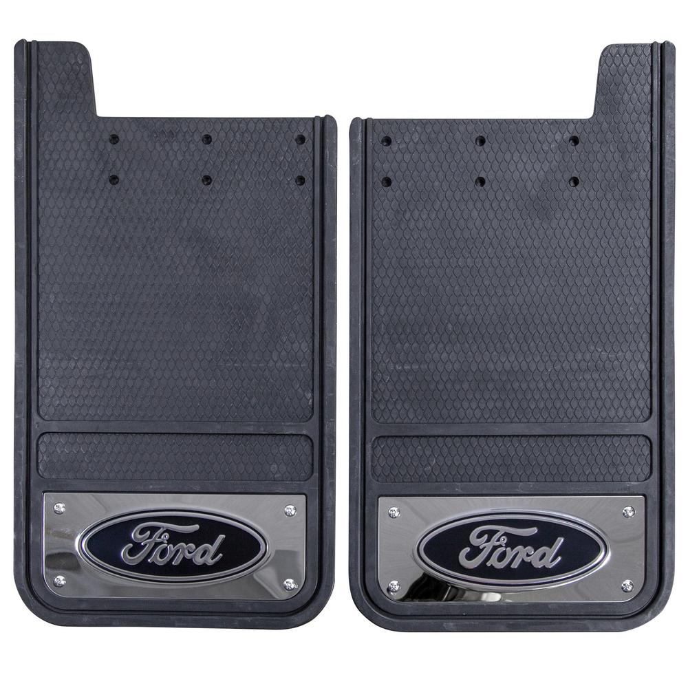12 x 23 in. Heavy Duty Rear Mud Guards for Ford