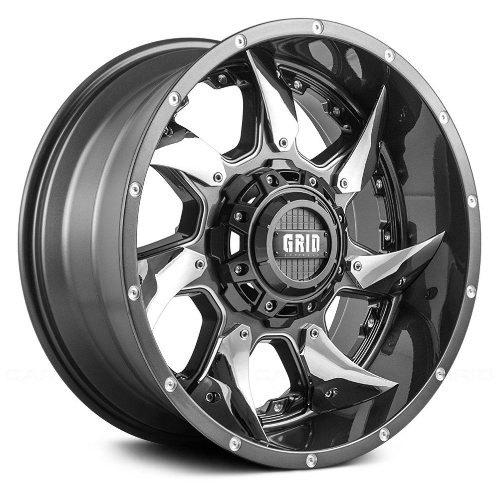 118952G158 18 x 9 in. Gloss Graphite Wheel