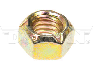 Dorman 962027 0.37-16 in. Grade 8 Prevailing Torque Lock Nut, Yellow Zinc