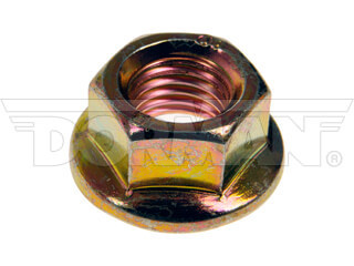 983110D Class 10.9 Flanged Nut, Yellow Zinc