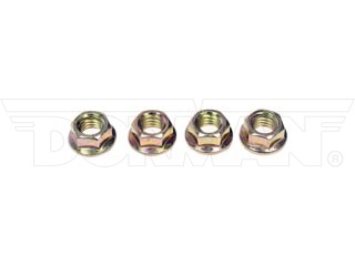 Dorman 962012D 0.37-16 in. Flanged Nut, Yellow Zinc - Grade 8