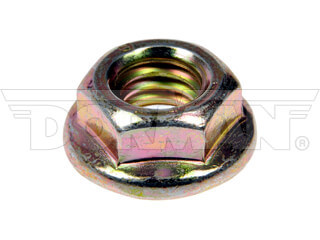 Dorman 962011D 0.31-18 in. Flanged Nut, Yellow Zinc - Grade 8