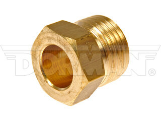 Dorman 785293D 0.37 in. Inverted Flare Fitting Tube Nut, Brass