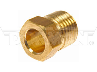 Dorman 785292D 0.31 in. Inverted Flare Fitting Tube Nut, Brass
