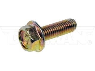 980425D M8-1.25 Flanged Bolt - Yellow Zinc - 25 mm - Class 10.9