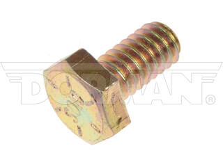 980112D M5-0.8 x 12 mm Hex Bolt - Yellow Zinc - Class 10.9 - Durable Steel