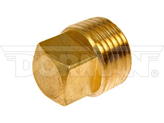 Dorman 785072D 0.37 in. MNPT Square Head Brass Pipe Plug for 1975-1995 Buick