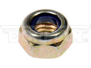 Dorman 784752D 6 mm Hex Lock Nuts with Nylon Ring, Clear Zinc