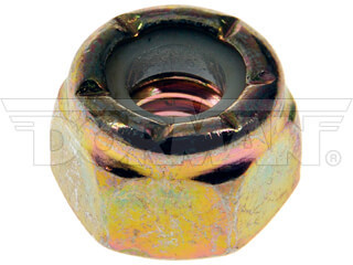 Dorman 784750D 0.25-20 in. Hex Lock Nuts with Nylon Ring, Clear Zinc