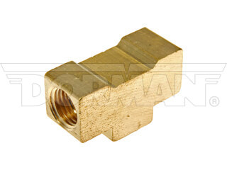 Dorman 785436D 0.18 in. Inverted Flare Brake Line Tee, Brass