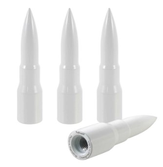 LGC001WH Lug Nut Caps, White