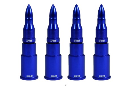 WVC005BL Wheel Valve Stem & Cap Kit, Blue