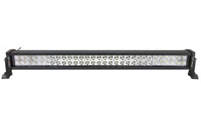 QUSN480 32 in. Dual Row 180W Combo Supernova Strobe Series White & Amber Strobe LED Light Bar, Bright White