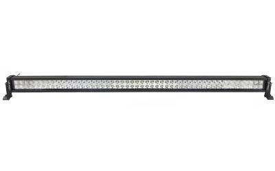 QUSN478 53 in. Dual Row 300W Combo Supernova Strobe Series White & Amber Strobe LED Light Bar, Bright White