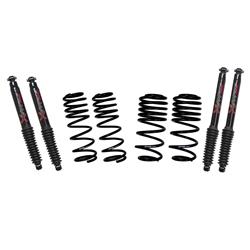 LOWJL025PB 2-2.5 in. Lowering Sport Coils with Black MAX Shocks